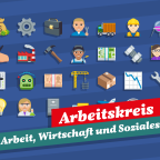 Grafik Arbeitskreis Arbeit, Wirtschaft und Soziales