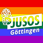 Jusos Göttingen LGBT-Regenbogenflagge